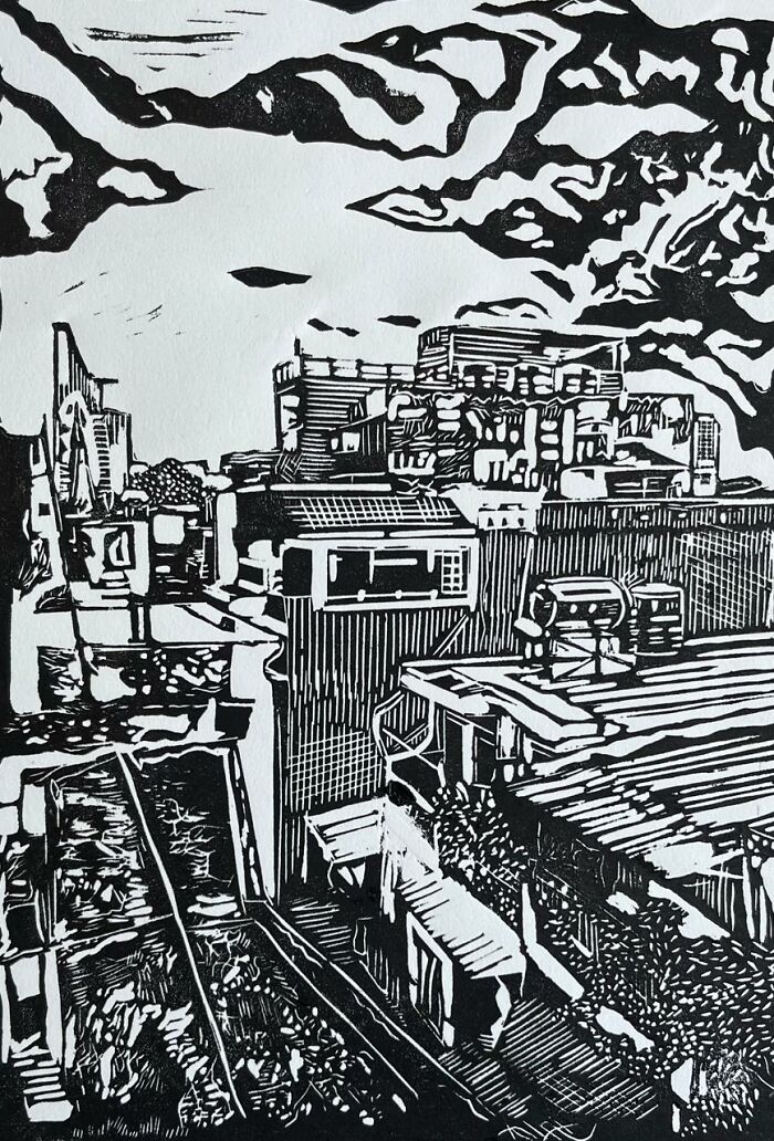 Saigon Rooftops From De Tham Street