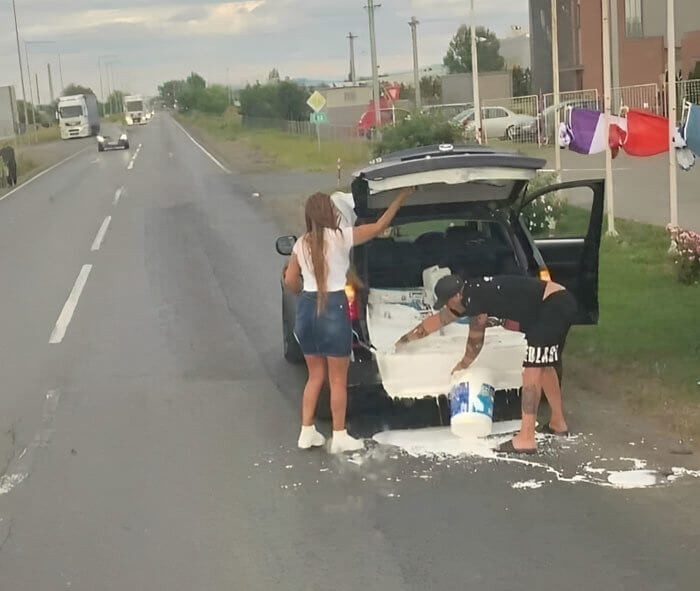 Not the Best Way to Paint Your Car